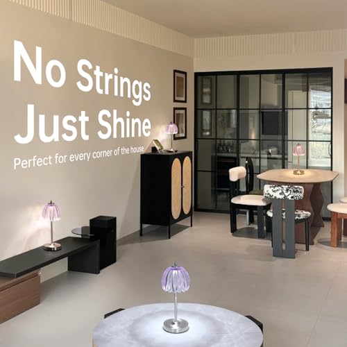 Tulip Table Lamp with 5200mAh Battery & Touch Control