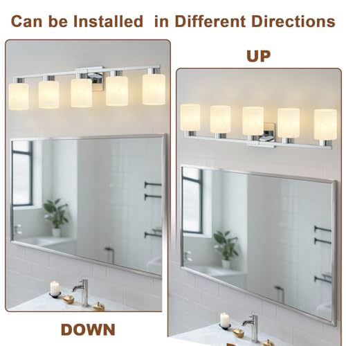 5 Light Bathroom Light Fixtures