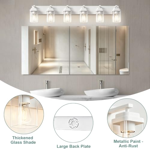 White Bathroom Light Fixtures