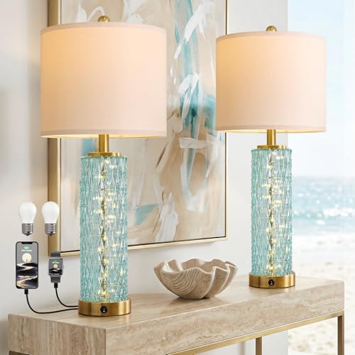 27.75" Coastal Table Lamps Set of 2 (2 Count)