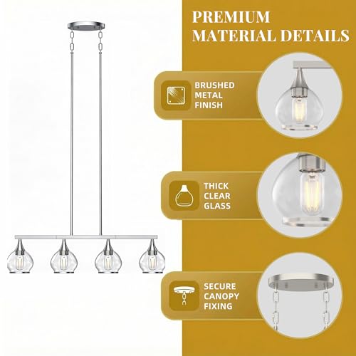 Kitchen Island Linear Pendant Light