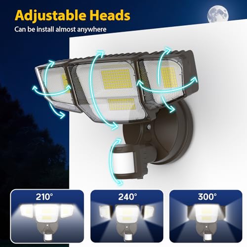 90W Motion Sensor Outdoor Lights