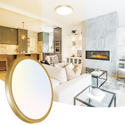 12 Inch LED Ceiling Light Gold