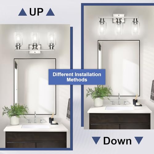 3 Light Bathroom Light Fixtures