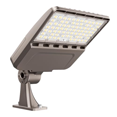 LED Parking Lot Shoebox Light with Dusk to Dawn Photocell