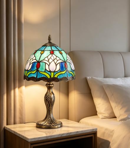 8'' Stained Glass Table Lamp