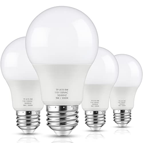 A19 LED Light Bulbs (4 Count)