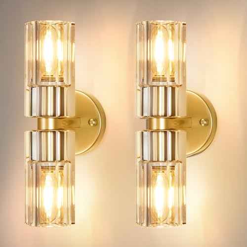 Crystal Wall Sconces Set of Two (2 Count)