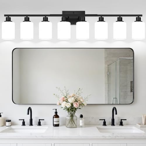 8 Light Bathroom Light Fixtures