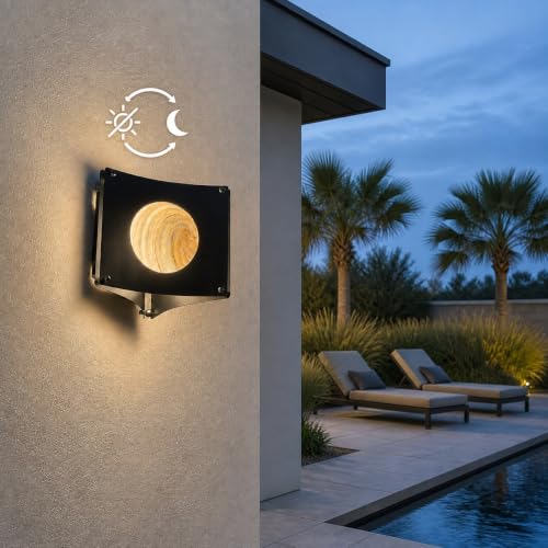 Dusk to Dawn Outdoor Wall Light (Globe(with Photocel))
