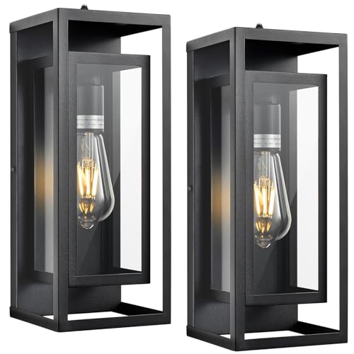 14" Dawn to Dusk Outdoor Light Fixture (2 Count)