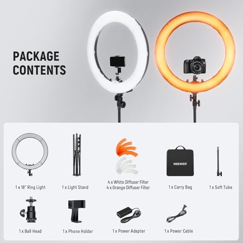 RL 18 18 Inch Ring Light with Tripod Stand