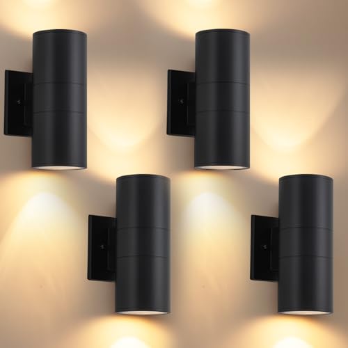 4 Pack Outdoor Sconce Lights for House (4 Count)
