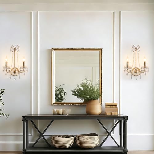 Crystal Wall Sconces Set of 2