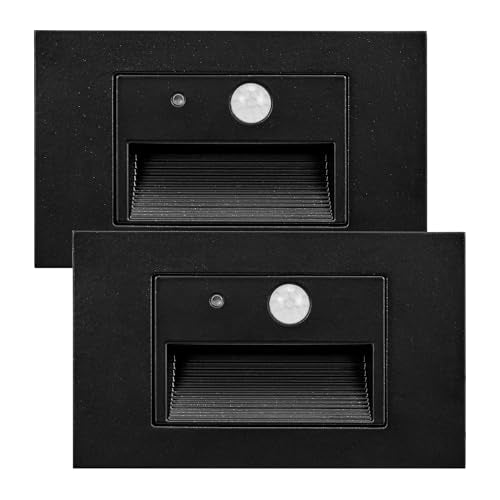 Horizontal LED Motion Sensor Step Light (2 Count)