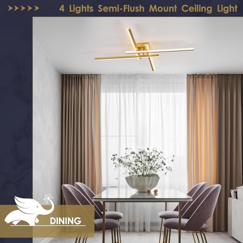 Gold Modern Led Chandelier 4