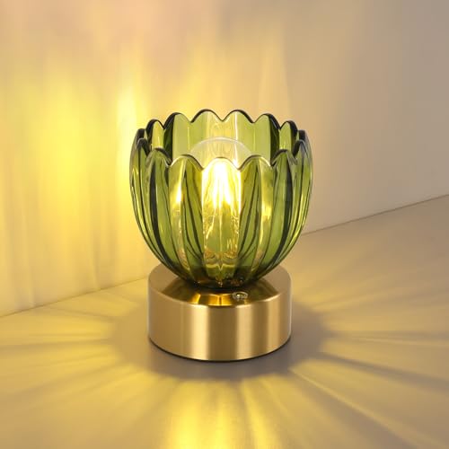 Cordless Small Table Lamp with 5200mAh Battery & Touch Control