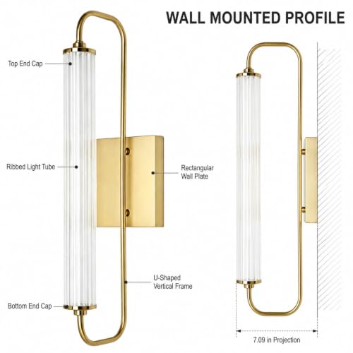 Gold Wall Sconce