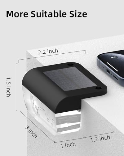 Solar Step Lights Outdoor (12 Count)
