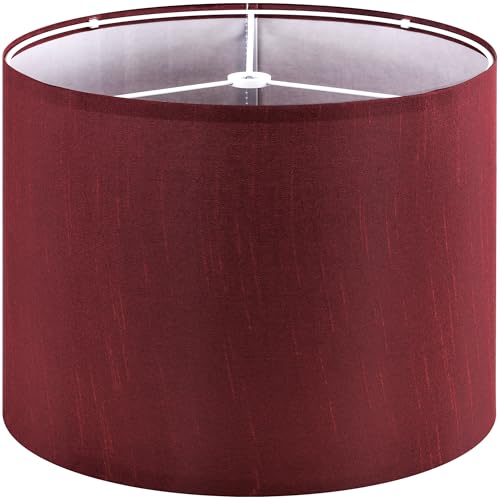 Burgundy Lamp Shade for Table Lamps Set of 1