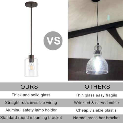 Oil Rubbed Bronze Pendant Lights Kitchen Island (6 Count)