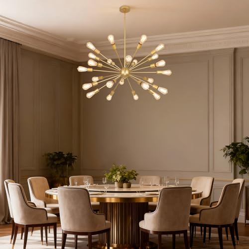 Large Gold Chandelier