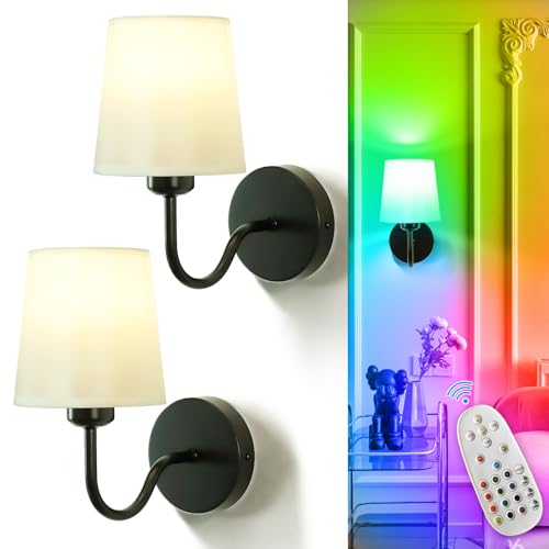 Wall Sconces Battery Operated (2 Count)