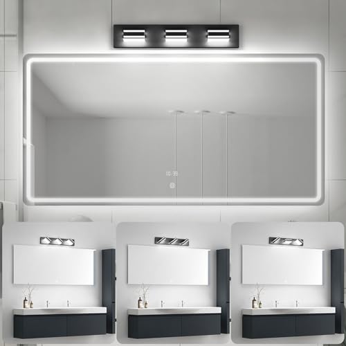 LED Modern Bathroom Vanity Lights Black 3