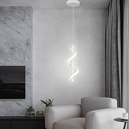 13W Modern Spiral Led Pendant Light Fixture