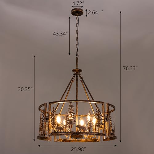 Rustic Chandeliers for Dining Room