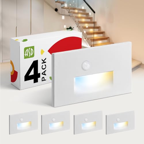 LED Recessed Step Light Fixture (4 Count)