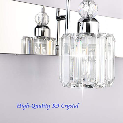 Modern LED Crystal Bathroom Vanity Lights 5