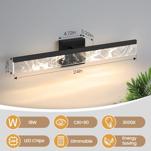 Modern Bathroom Light Fixtures Over Mirror