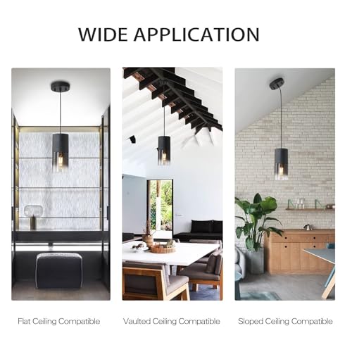 Modern Style Battery Operated Pendant Light Set of 2 (2 Count)