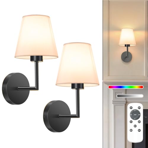 13.8 inch Battery Operated Wall Sconce Set of 2 (2 Count)