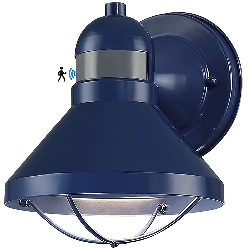Motion Sensor Outdoor LED Wall Sconce Dusk to Dawn Exterior Barn Lighting