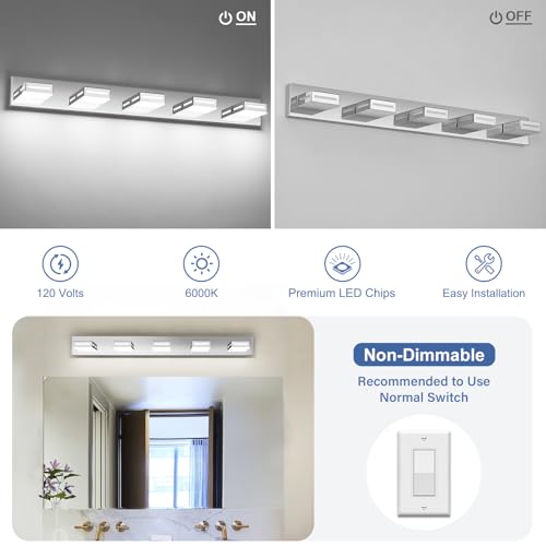 LED Bathroom Vanity Light Fixtures