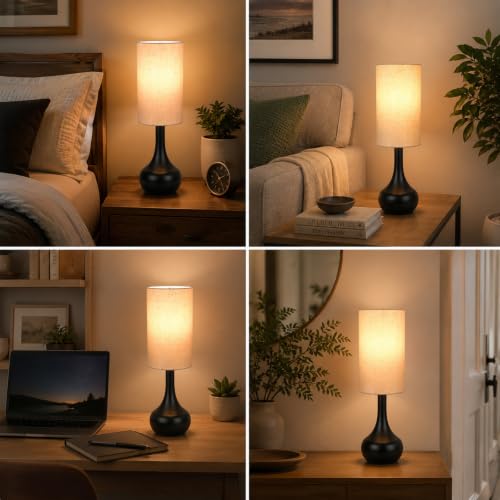 Touch Bedside Lamp for Nightstand