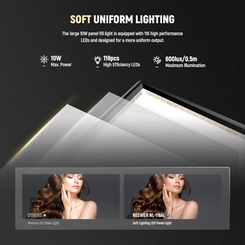 9" LED Video Light Panel