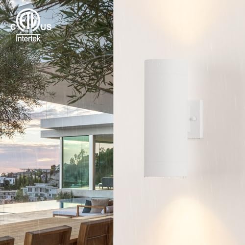 14" Modern Outdoor Porch Light in 2 Lights (2 Count)