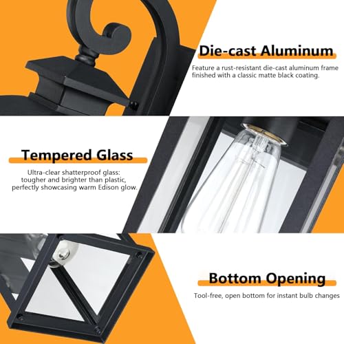 Outdoor Wall Lights for House 2 (2 Count)