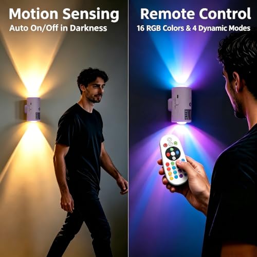 4 Pack RGB Dynamic Gradient Step Lights