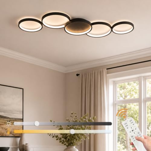 39.37 Inch Modern LED Ceiling Light Fixture