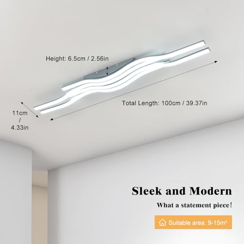 Modern Led Ceiling Light Fixture Dimmable Modern Hallway Light Fixtures Ceiling Mount Foyer Kitchen Lighting Fixtures Ceiling Lights for Bathroom