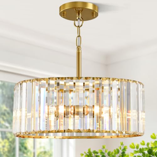 15" Modern Crystal Chandelier for Dining Room