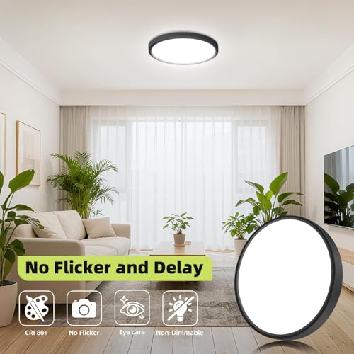 4PACK Flush Mount LED Ceiling Light Fixture
