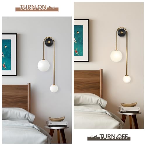 Globe Glass Wall Sconce (2 Count)