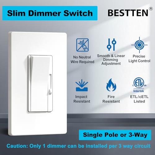 12PK Slim Dimmer Light Switch (12 Count)