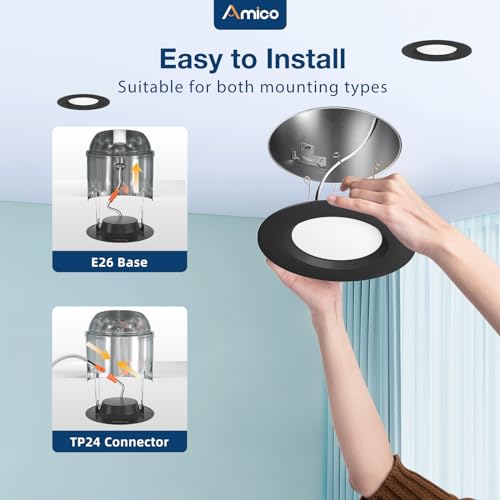24 Pack 5 6 inch LED Recessed Lighting (24 Count)