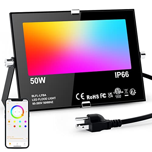 LED RGB Flood Light Outdoor 500W Equivalent